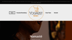 What Yogazeit-borken.de website looked like in 2018 (5 years ago)