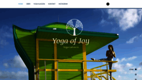 What Yogaofjoy.net website looked like in 2018 (5 years ago)