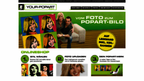 What Your-popart.com website looked like in 2018 (5 years ago)