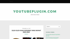 What Youtubeplugin.com website looked like in 2018 (5 years ago)