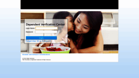 What Yourdependentverification.com website looked like in 2018 (5 years ago)