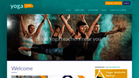 What Yogahub.co.uk website looked like in 2018 (5 years ago)