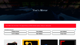 What Yivesmirror.com website looked like in 2018 (5 years ago)