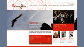 What Yoga-sangha.com website looked like in 2018 (5 years ago)