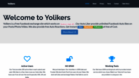 What Yolikers.com website looked like in 2018 (5 years ago)