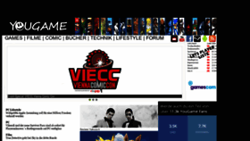 What Yougame.at website looked like in 2018 (5 years ago)