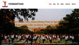 What Yogmanthan.org website looked like in 2018 (5 years ago)