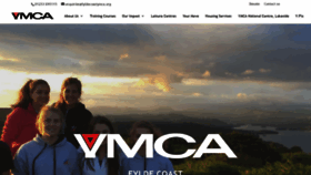 What Ymca-fyldecoast.org website looked like in 2018 (5 years ago)