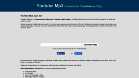 What Youtubemp3.es website looked like in 2019 (5 years ago)