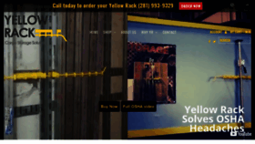 What Yellowrack.com website looked like in 2019 (5 years ago)