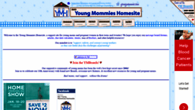 What Youngmommies.com website looked like in 2019 (5 years ago)