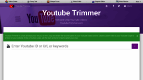 What Youtubetrimmer.com website looked like in 2019 (5 years ago)