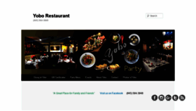 What Yoborestaurant.com website looked like in 2019 (5 years ago)