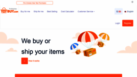 What Yoybuy.com website looked like in 2019 (5 years ago)