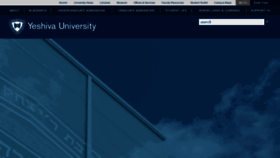 What Yu.edu website looked like in 2019 (5 years ago)