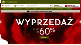What Yves-rocher.pl website looked like in 2019 (5 years ago)