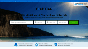 What Yachtico.com website looked like in 2019 (5 years ago)