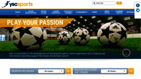 What Yscsports.com website looked like in 2019 (5 years ago)