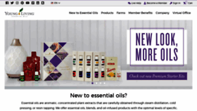 What Youngliving.com website looked like in 2019 (5 years ago)