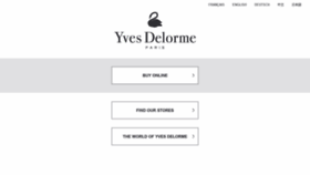 What Yvesdelorme.com website looked like in 2019 (5 years ago)