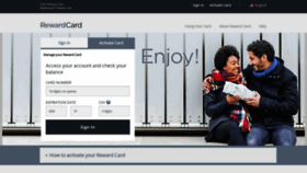 What Yourrewardcard.com website looked like in 2019 (5 years ago)