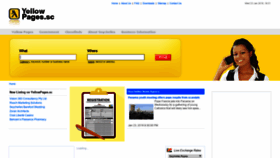 What Yellowpages.sc website looked like in 2019 (5 years ago)