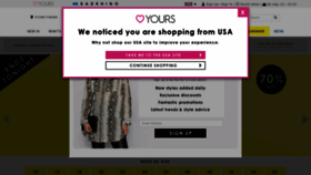What Yoursclothing.co.uk website looked like in 2019 (5 years ago)