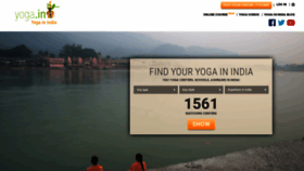 What Yoga.in website looked like in 2019 (5 years ago)