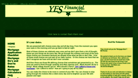 What Yesfinancial-llc.com website looked like in 2019 (5 years ago)