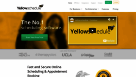 What Yellowschedule.com website looked like in 2019 (5 years ago)