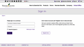 What Youngliving.org website looked like in 2019 (7 years ago)