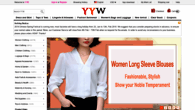 What Yyw.com website looked like in 2019 (5 years ago)