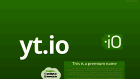 What Yt.io website looked like in 2019 (5 years ago)