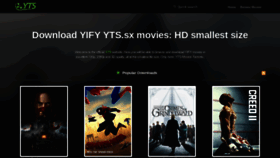 What Yts.sx website looked like in 2019 (6 years ago)