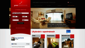 What Yourapartments.cz website looked like in 2019 (5 years ago)