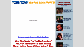 What Yourtownprofits.com website looked like in 2019 (5 years ago)