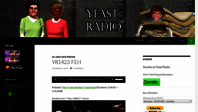 What Yeastradio.com website looked like in 2019 (5 years ago)