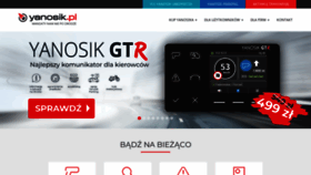 What Yanosik24.pl website looked like in 2019 (5 years ago)