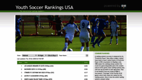 What Youthsoccerrankings.us website looked like in 2019 (4 years ago)