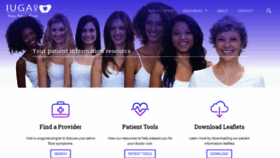 What Yourpelvicfloor.org website looked like in 2019 (5 years ago)