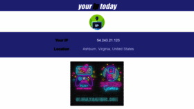 What Youriptoday.com website looked like in 2019 (4 years ago)