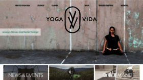 What Yogavida.com website looked like in 2019 (4 years ago)