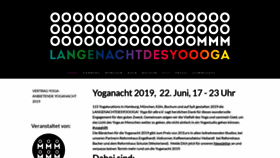 What Yoganacht.de website looked like in 2019 (4 years ago)