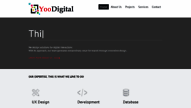 What Yoodigital.co.uk website looked like in 2019 (4 years ago)