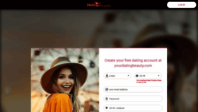 What Yourdatingbeauty.com website looked like in 2019 (4 years ago)