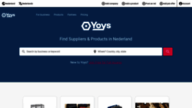 What Yoys.nl website looked like in 2019 (4 years ago)