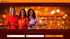 What Youryearofmiracles.com website looked like in 2019 (4 years ago)