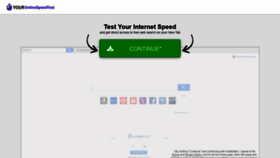 What Youronlinespeedtest.com website looked like in 2019 (4 years ago)