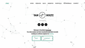 What Yan-holtz.com website looked like in 2019 (4 years ago)