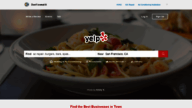 What Yelp.com website looked like in 2019 (4 years ago)